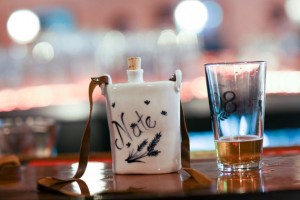 Personalized Hip Flasks for Weddings, Porcelain Hip Flask with a Strap , Gift for Weddings and More