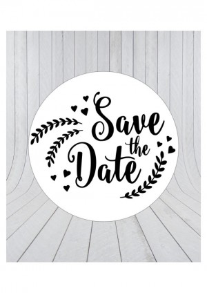 24 x Save the date stickers, Engagement stickers, Save the date labels, Envelope seals, 011