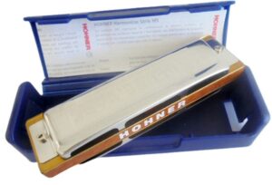HOHNER harmonica Blues Harp MS Key of G Germany Original in box with booklet Original musical instrument in it’s box New not played Music