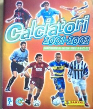 CALCIATORI 2001 2002 ’01 ’02 ALBUM figurine PANINI Completo + tutti gli aggiornamenti Originale Sticker album complete soccer album sport