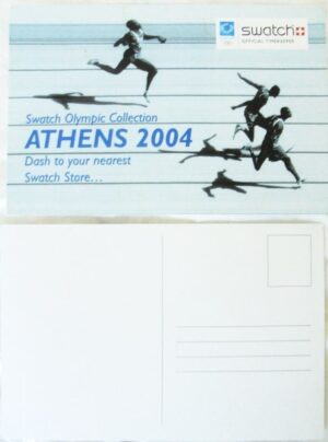 SWATCH WATCHES OLYMPIC games set of 20 postcards not travelled not written Olympic Games Collection Athens Greece 2004
