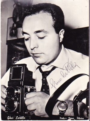 GINO LATILLA Original photo with hand signed hansigned autograph
