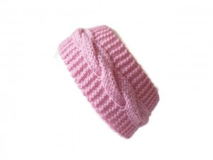 Knit Headband in Pink