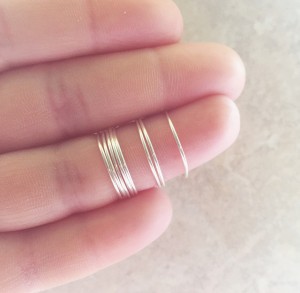 Simple Midi Ring Set