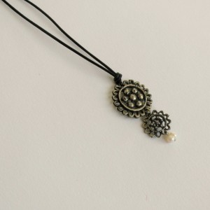 Repurposed Necklace, Upcycled Jewelry, Recycled Pendant