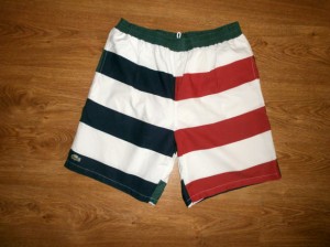 Vintage LACOSTE Swim Trunks, retro mens swimwear size 6 / XL