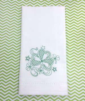 St. Patrick’s Day Clover Cloth Napkins