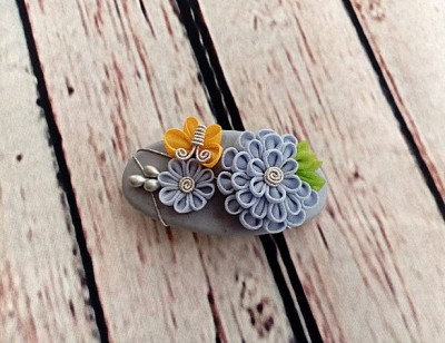 Blue-Chrysanthemum-Yellow-Butterfly-French-Barrette-Kanzashi-Inspired-Hair-Clip_1