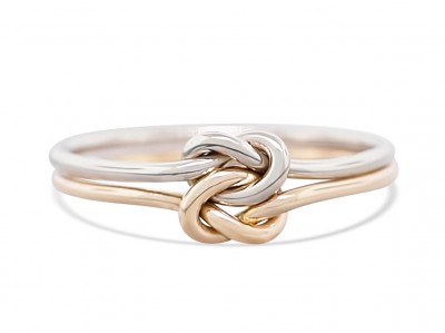 GOLD-AND-SILVER-DOUBLE-LOVE-KNOT-ENGAGEMENT-RING-THICK-GAUGE