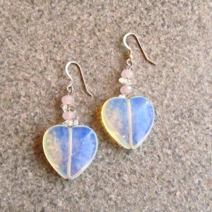 Pink Heart Jewellery, Love Earrings