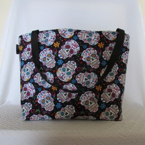 Sugar Skull Bag w/ zipper