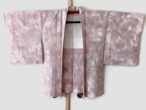 Vintage Ombre Pastel Violet Kimono Jacket, Floral Motif, Vintage Haori, Asian Jacket, Boho Kimono, Kimono Cardigan, Fast Delivery JA0047VH