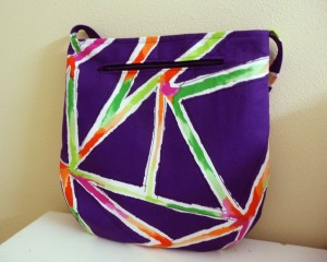 Colorful Modern Cotton Print Tote Bag