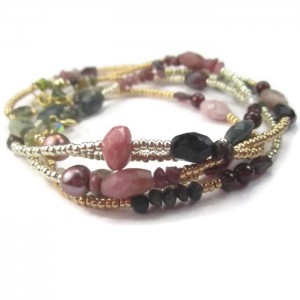 Tourmaline Wrap Bracelet or Necklace