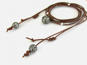 Leather Necklaces for Women, Bohemian Wedding Jewelry, Vintage Boho Style