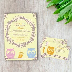 Baby Owl Gender Reveal Baby Owl Gender Reveal