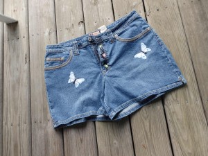 Patched Denim shorts, Patched Jeans, Patched Denim Shorts, Patched Jeans, Patched Shorts, flash patch pants, mom jeans, Faded Glory jeans