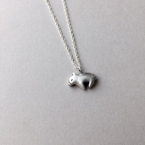 Little Pig Pendant, Tiny Pig Necklace, Farm Animal Jewelry, Silver Piglet, Pig Charm Jewelry, Animal Lover Gifts, Animal Totem, Pet Loss