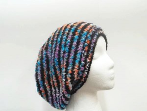 Slouchy hat colorful handmade