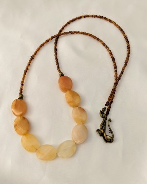 Ombre agate necklace