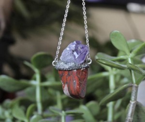 Amethyst & Jasper Necklace