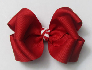 Red Layered Boutique Bow