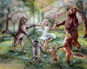 “Forest Revelry”- canvas wall art