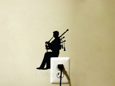 bagpipe-player-sticker