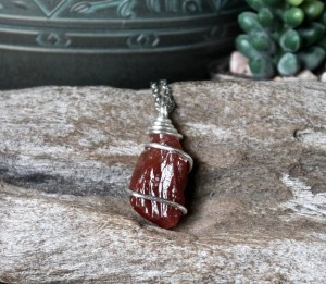 Raw Calcite Necklace