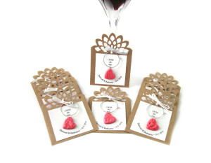 10 pc Wine Charm Favors for Weddings