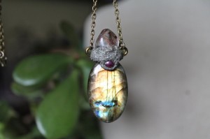 Labradorite Gemstone Necklace