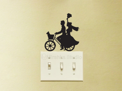 married-couple-on-a-bike-sticker