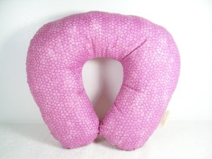 Textured Pink Travel Pillow