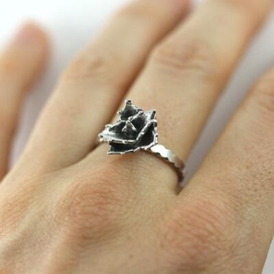 Agave-Succulent-Ring-in-Silver