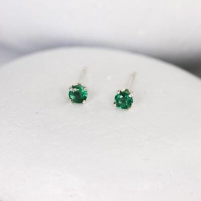 Emerald-Mini-Studs
