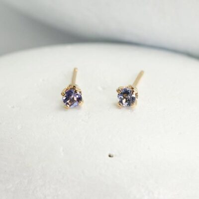 Gold-tanzanite-mini-stud-earrings1