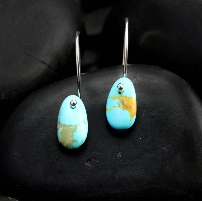 Modern-Turquoise-Dangle-Earrings-Elegant-Turquoise-Drops-Something-Blue