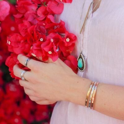 Wide-Hammered-Rose-Gold-Cuff