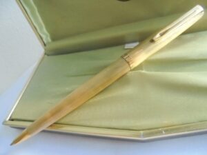 AURORA 98 ball pen in Sterling SILVER 925 and GOLD plated Vermeil Original in gift box Graduation gift Birthday Anniversary Father’s day