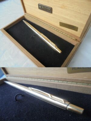 PARKER CLASSIC LADY Milleraies Laminated Gold Ball Pen in gift box Original