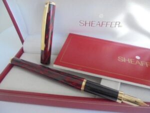 Fountain pen SHEAFFER FASHION 282 lacque red Original in gift box with garantee Graduation gift Anniversary Birthday Confirmation Christmas
