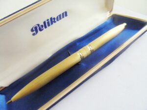 PELIKAN LADY ball pen Laminated gold Original in gift box great purse or agenda Elegant desk pen Gift for her Graduation Anniversary Mother