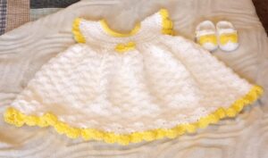 Beautiful baby girl dress and shoes