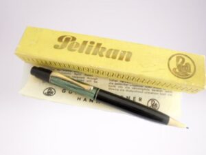 PELIKAN 400 GUNTHER WAGNER Mechanical pencil pen green and black In gift box with document with garantee Original Collector gift Birthday