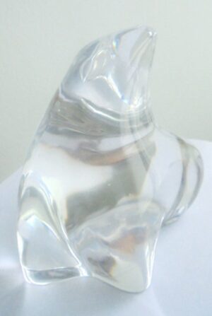 ARNOLFO DI CAMBIO Italy glass sculpture Seal Sea Lion Hand Made in Italy paperweight for desk or table
