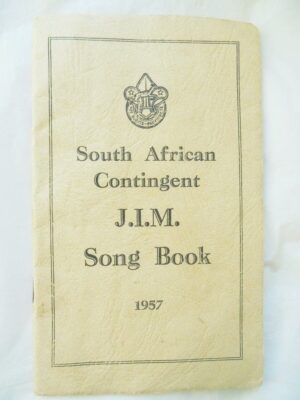 BOY SCOUTS South Africa Contingent JAMBOREE song book Original 1957