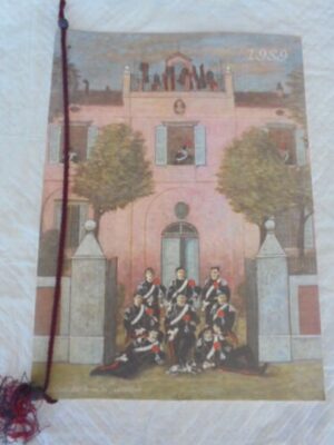 CALENDAR CARABINIERI Calendario ITALY Original from 1989 well kept with ribbon