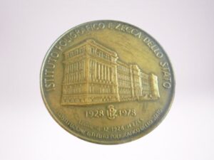 ZECCA DELLO STATO Italian bronze medal 50th anniversary 1928 1978